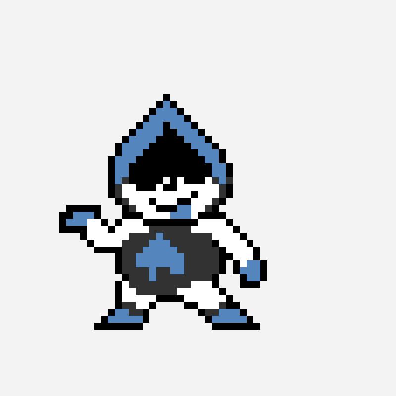 lancer pixel art pattern, 50×50 grid