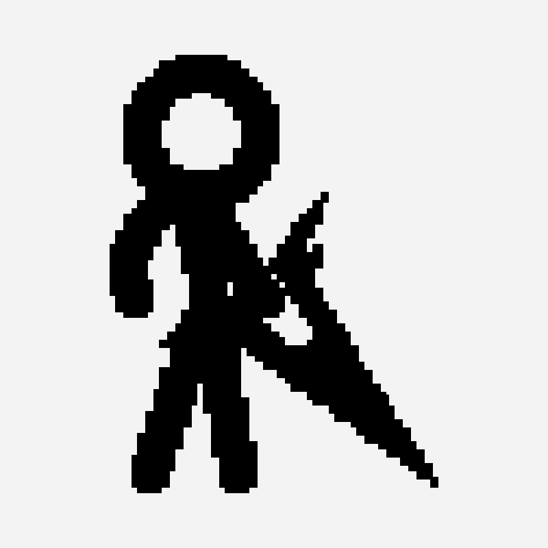 The Chosen One in The Dark Lord's body bead pattern