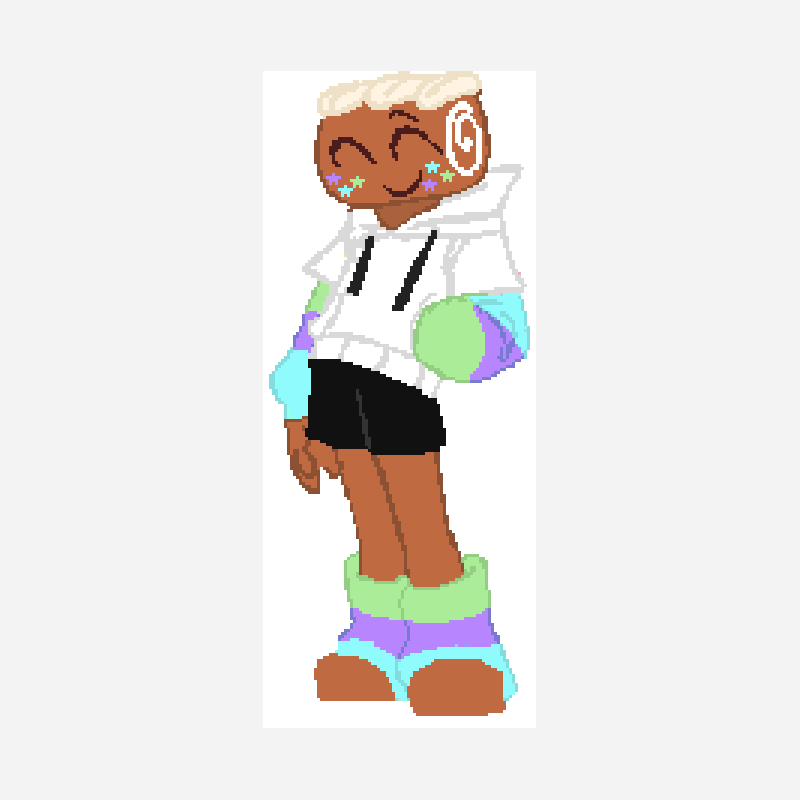Cosmo!! pixel art pattern, 81×195 grid