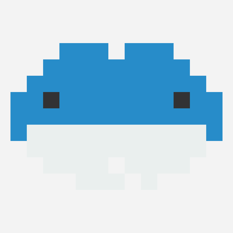 Blue axolotl