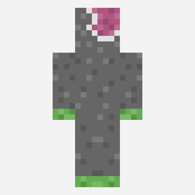 Lush Cave minecraft skin pattern