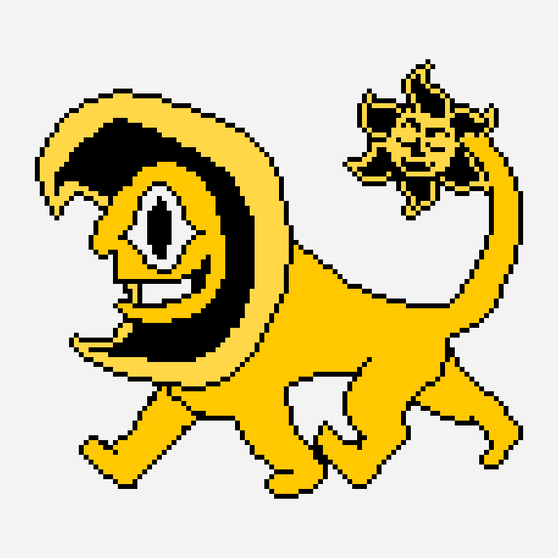 Undertale Mr Sunshine bead pattern