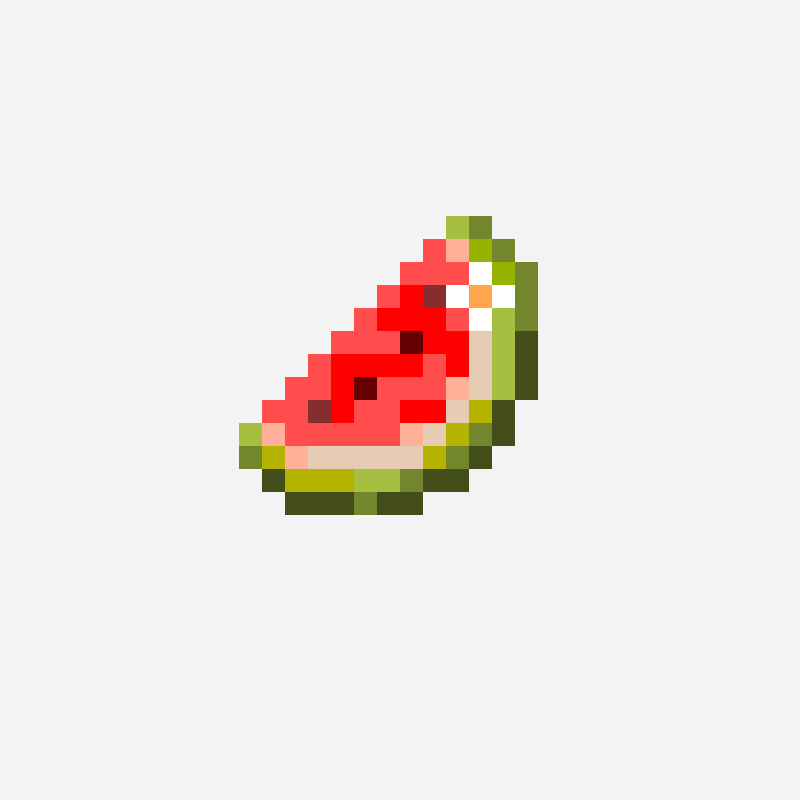 plum melon pixel art pattern, 32×32 grid