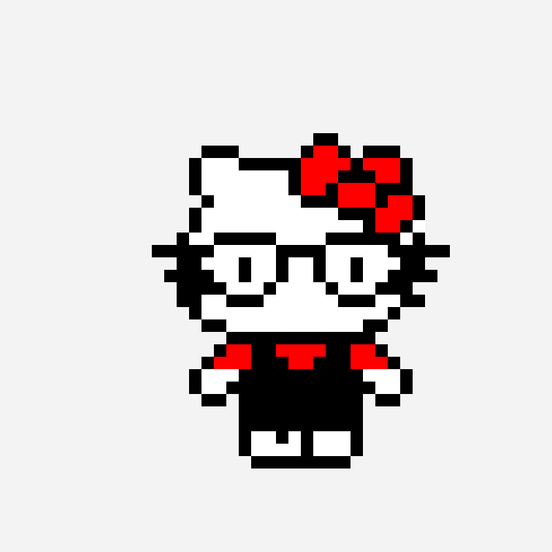 不知道 pixel art pattern, 32×39 grid