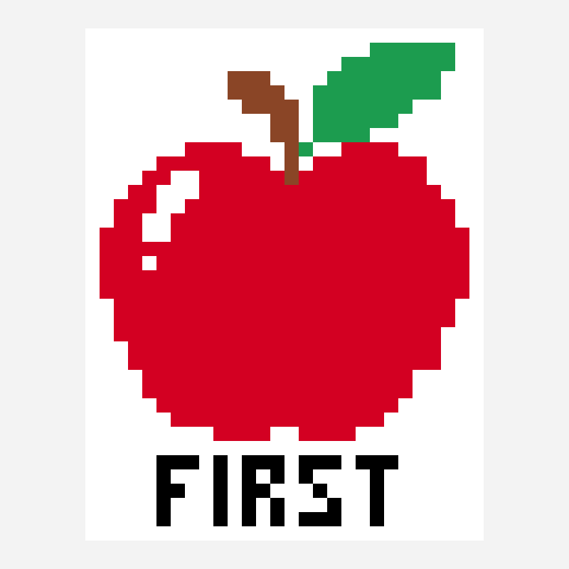 First Day kandi bead pattern, 28×36 grid