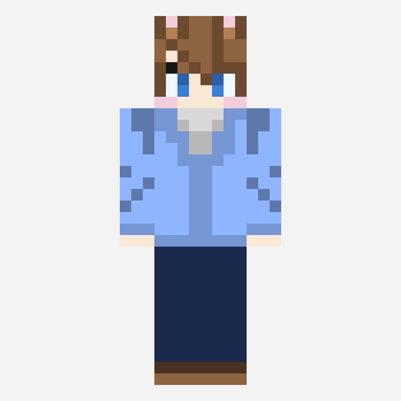 布偶猫 minecraft skin pattern