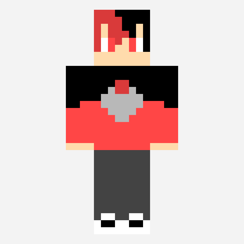 いくら　ハロウィン minecraft skin pattern, 64×64 grid