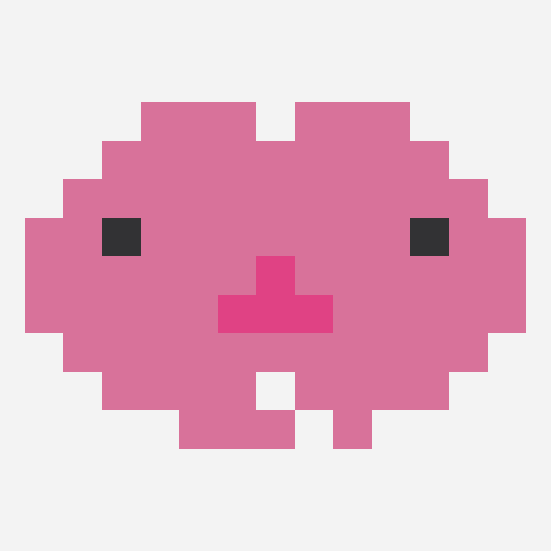 Pink axolotl bead pattern
