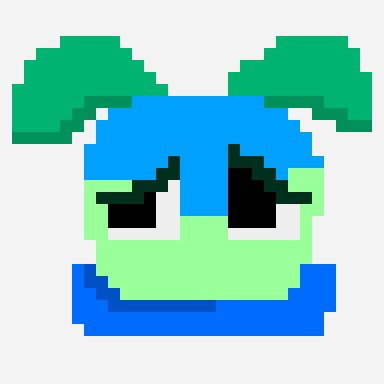 Squirm blinking pixel art pattern, 30×25 grid