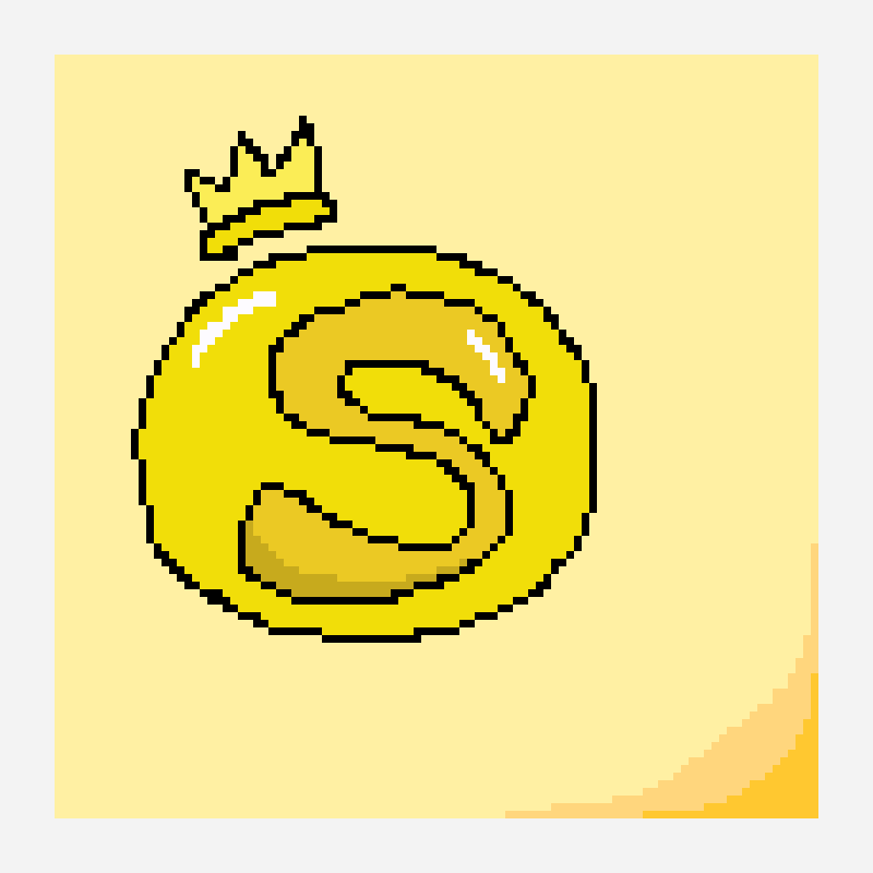 S-Rank perler bead pattern, 100×100 grid