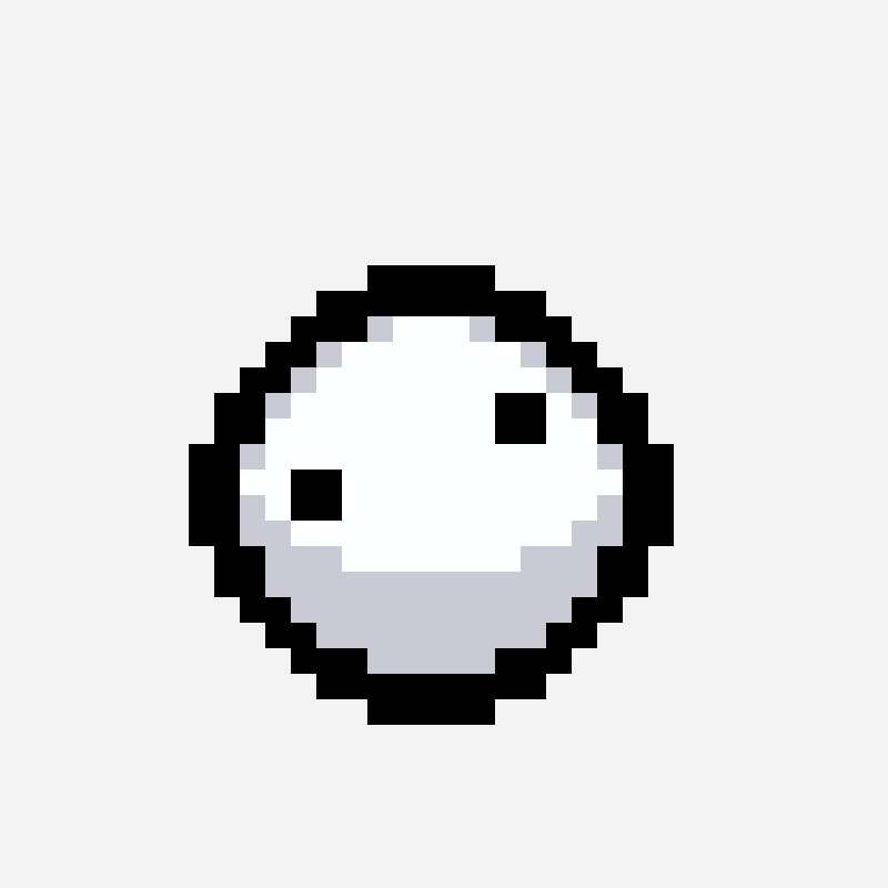 Lazy Worm/Lazy Mattman - The Binding Of Isaac perler bead pattern, 32×32 grid