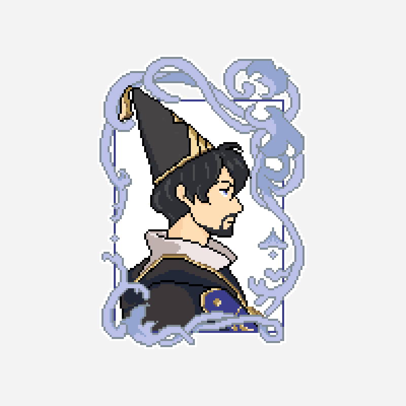 𐙚۰ྀ۪۪۫࿐ Olruggio - Witch Hat Atelier perler bead pattern, 104×156 grid