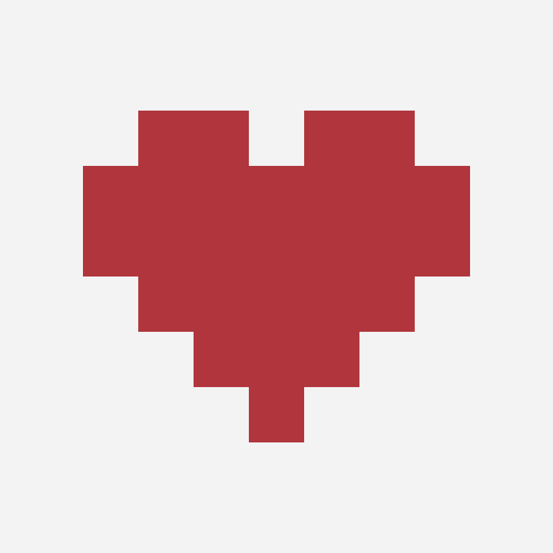 Pixel heart mini
