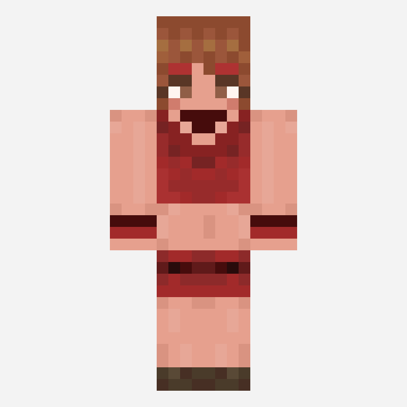 Meiko minecraft skin pattern, 64×64 grid