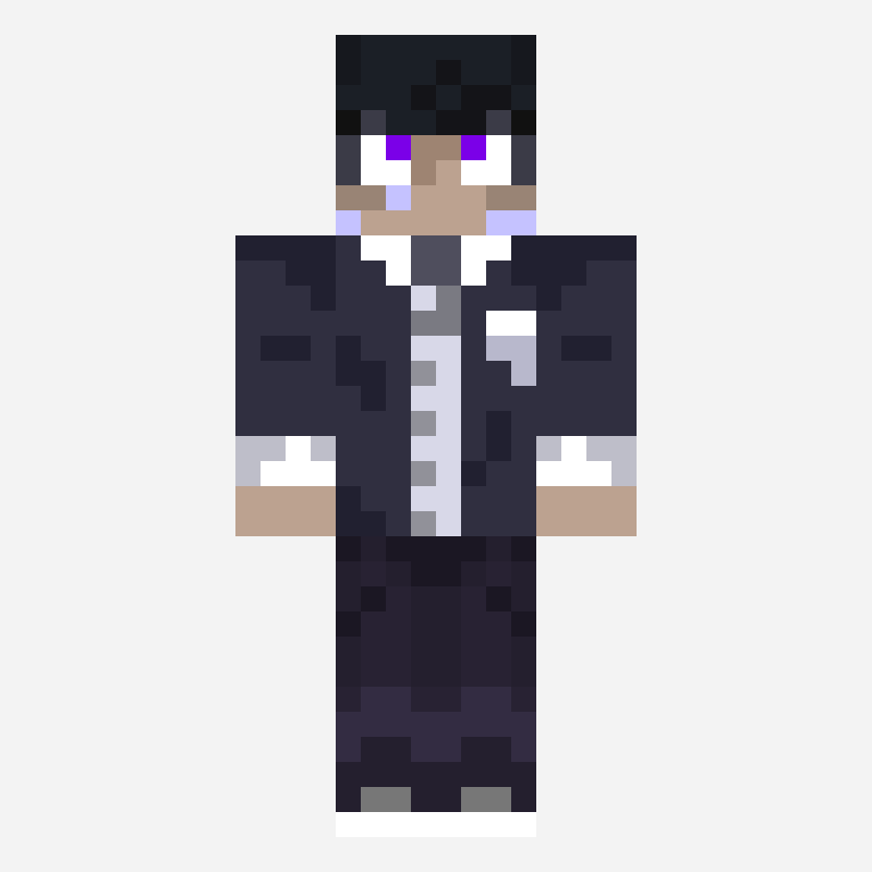 Enko minecraft skin pattern, 64×64 grid