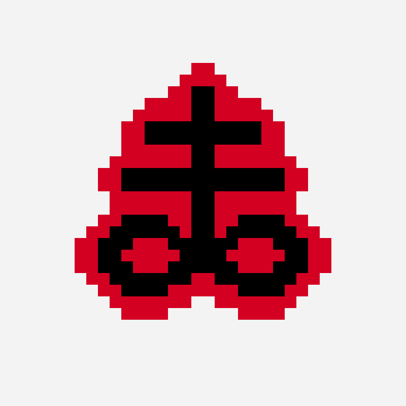 Brimstone - The Binding Of Isaac perler bead pattern, 32×32 grid