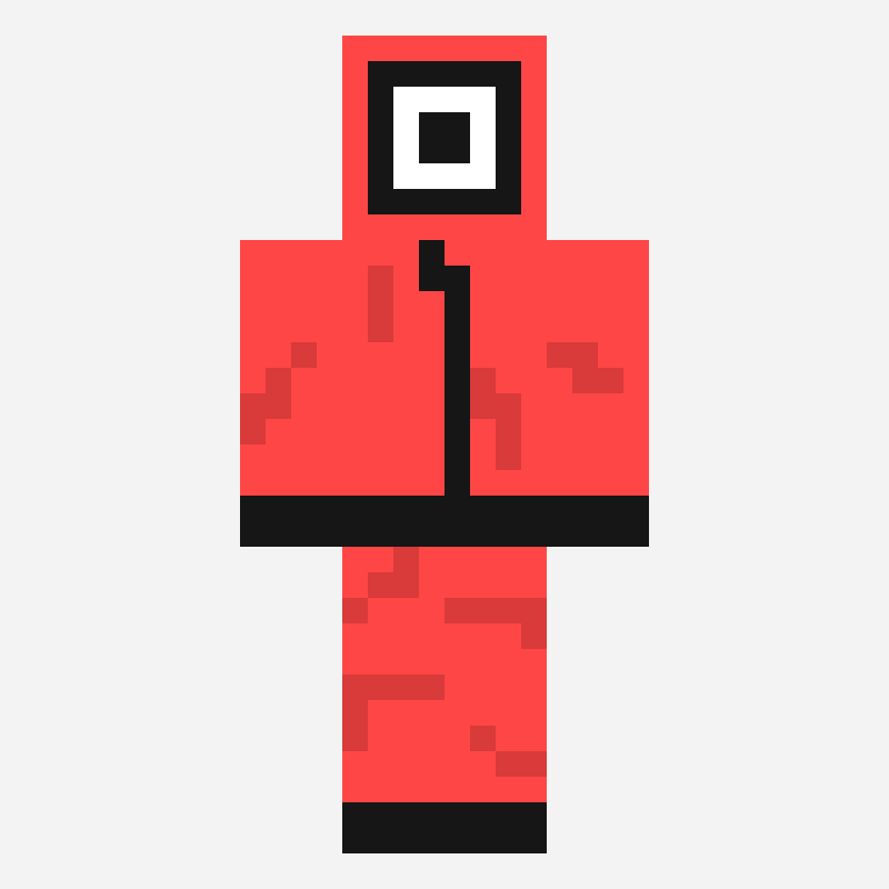 ピンクソルジャー motif skin minecraft, grille 64×64