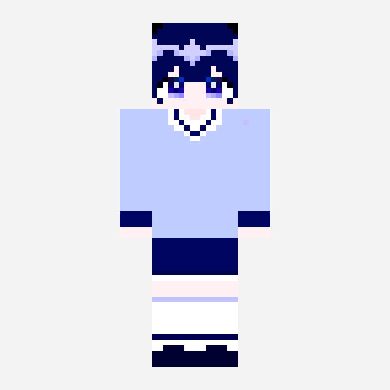 하루 minecraft skin pattern