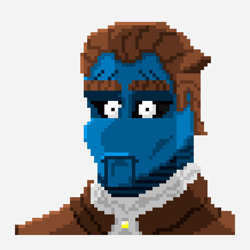 Leonard Hindenburg Jr pixel art pattern, 64×64 grid