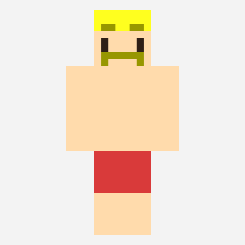 ドズルスキン minecraft 皮肤图案，64×64 格