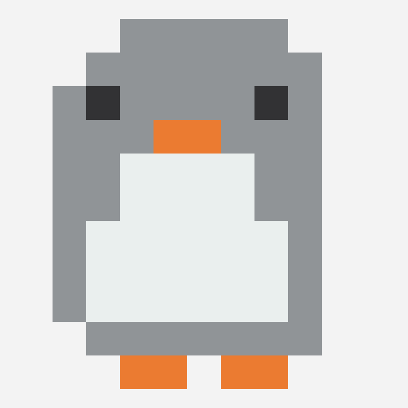 Baby penguin chick bead pattern