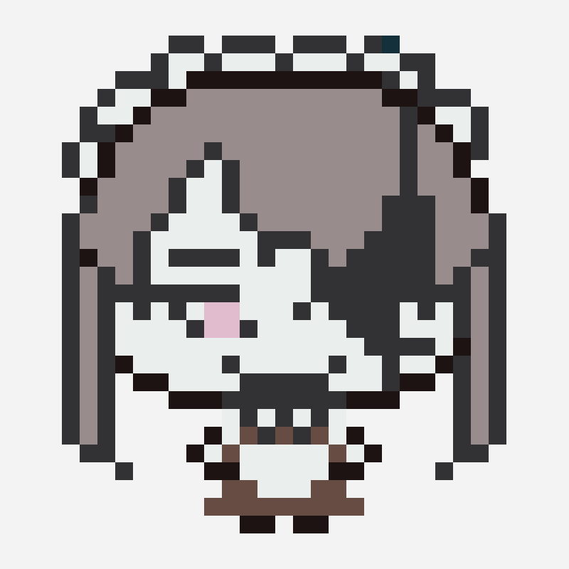 maidelyn! perler bead pattern, 29×28 grid