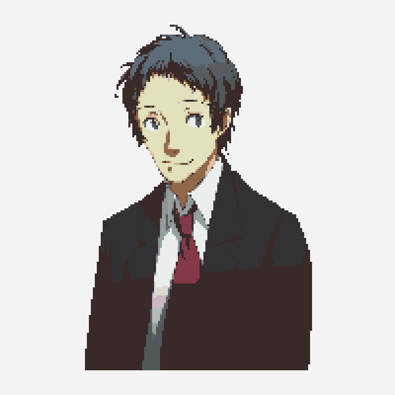 Tohru Adachi perler bead pattern, 116×175 grid