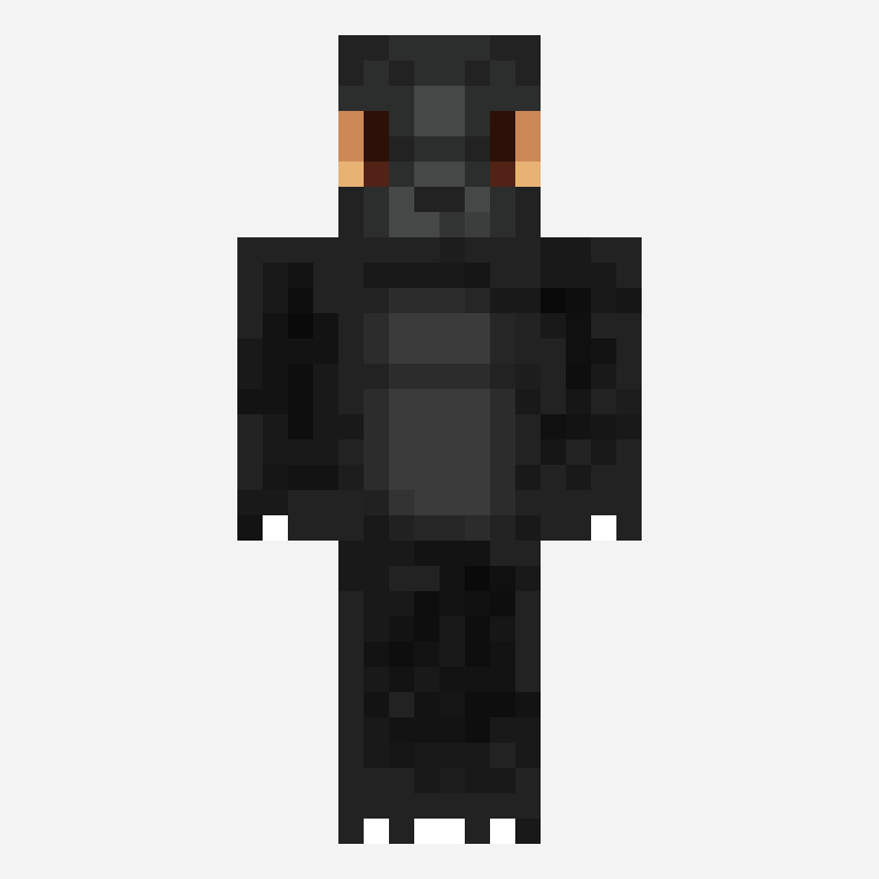 expie from cas unknown minecraft skin pattern, 64×64 grid