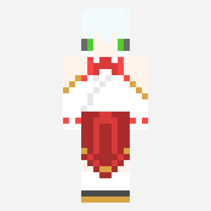 ｍ minecraft skin pattern, 64×64 grid