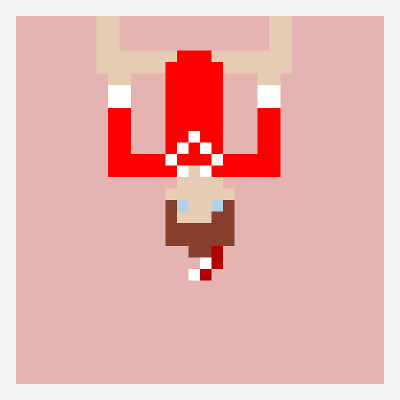 Mukhina Doing a Tumbling Pass !!! pixel art pattern, 32×32 grid