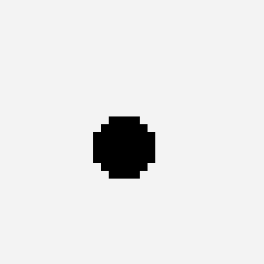 Bubble pixel art pattern, 32×32 grid
