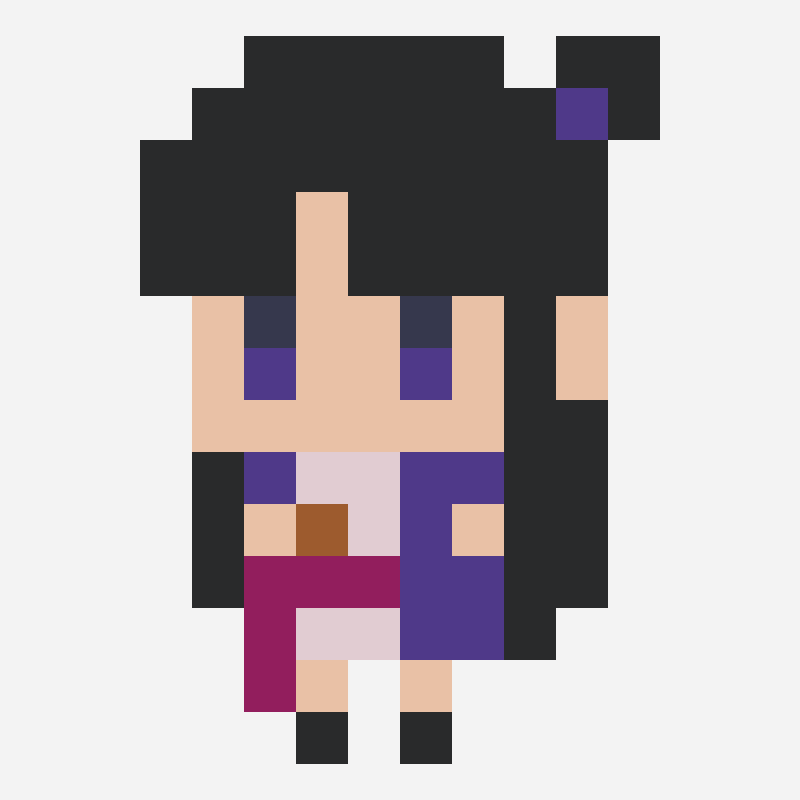 maya fey pixel perler bead pattern, 10×14 grid
