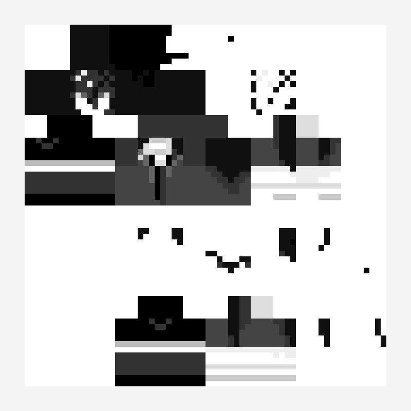 Cohen pixel art pattern, 64×64 grid