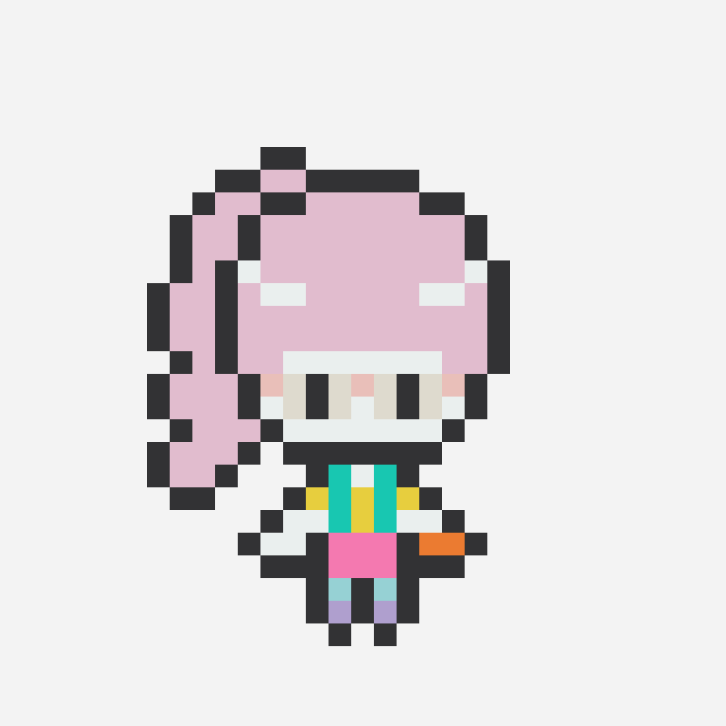 Just Dance 2018 - Bad Liar/Delilah perler bead pattern, 29×29 grid