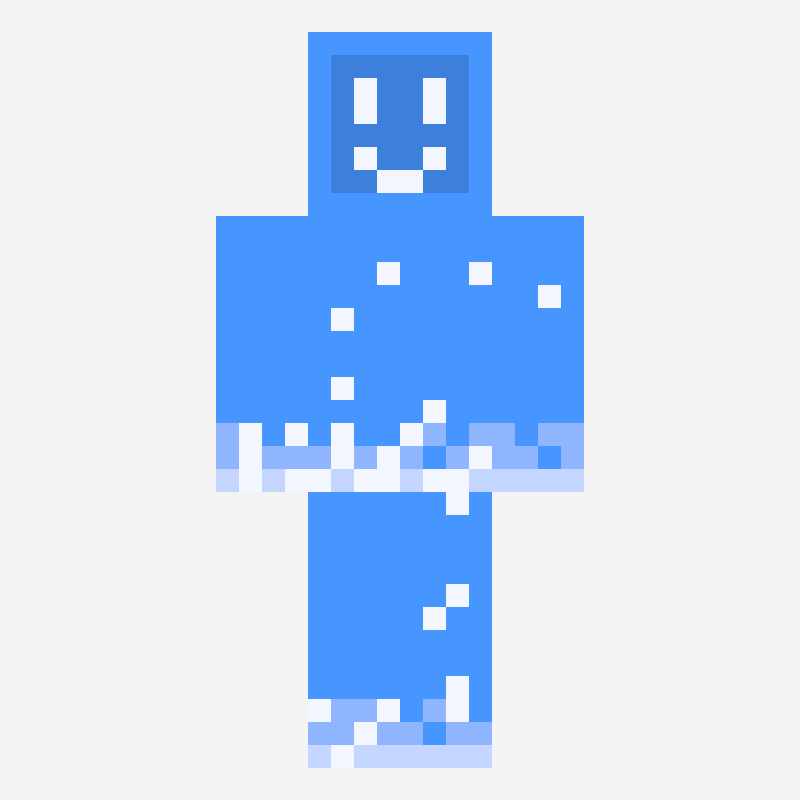 Water Guy minecraft skin pattern