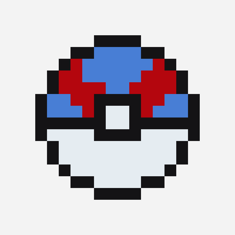 Simple Great Ball patrón de hama bead, cuadrícula 27×26