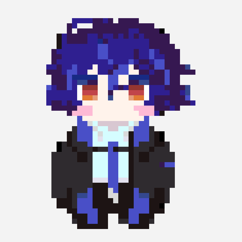 shirosensei　最強無敵連合　しろせんせー perler bead pattern, 29×42 grid