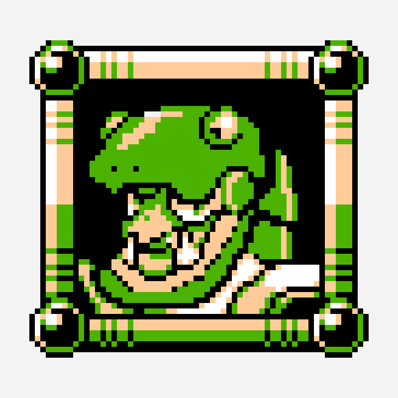 Snake Man Mug shot bead pattern