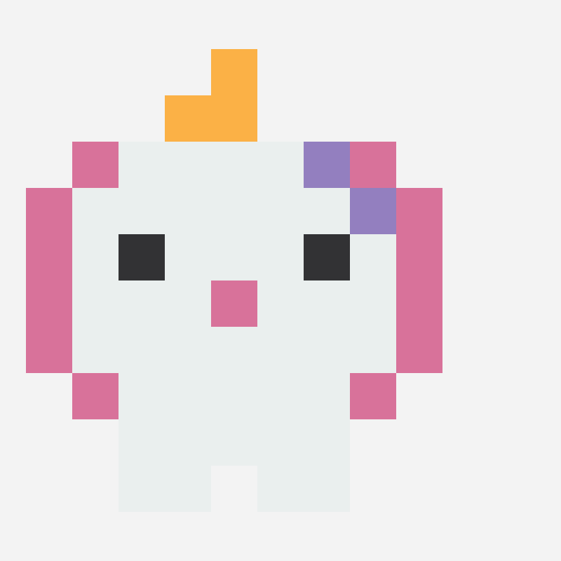 Kawaii unicorn face