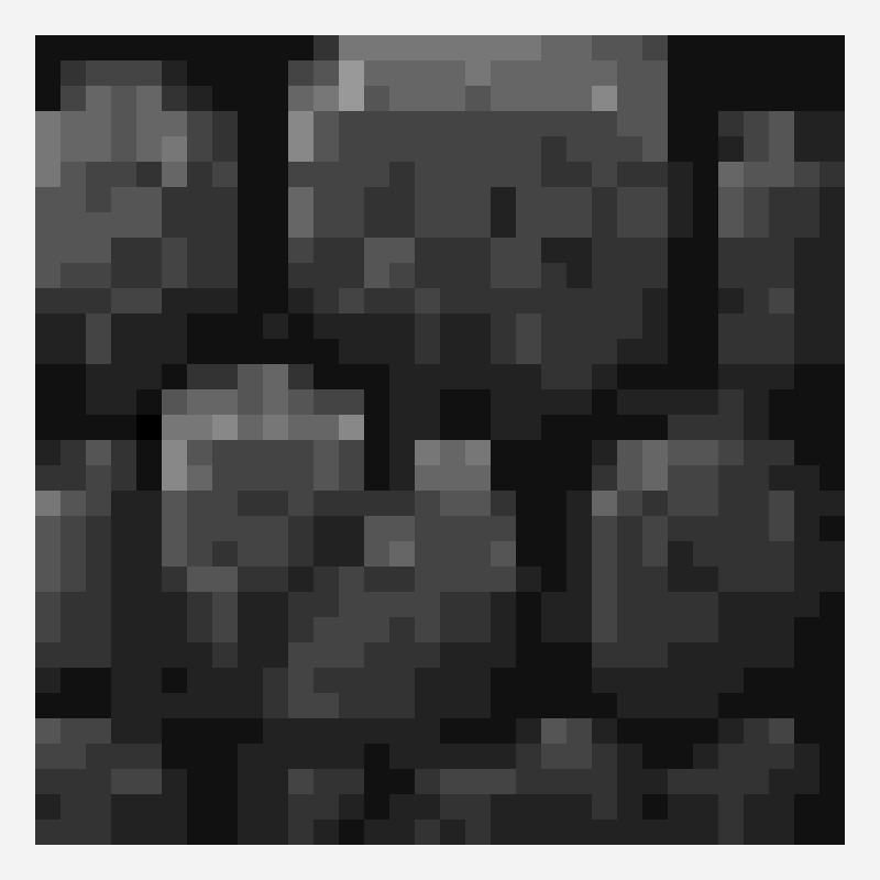 Stone1 pixel art pattern, 32×32 grid