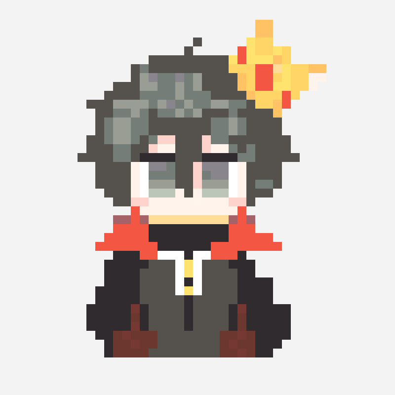 nini ikemen ニキイケメン perler bead pattern, 29×40 grid