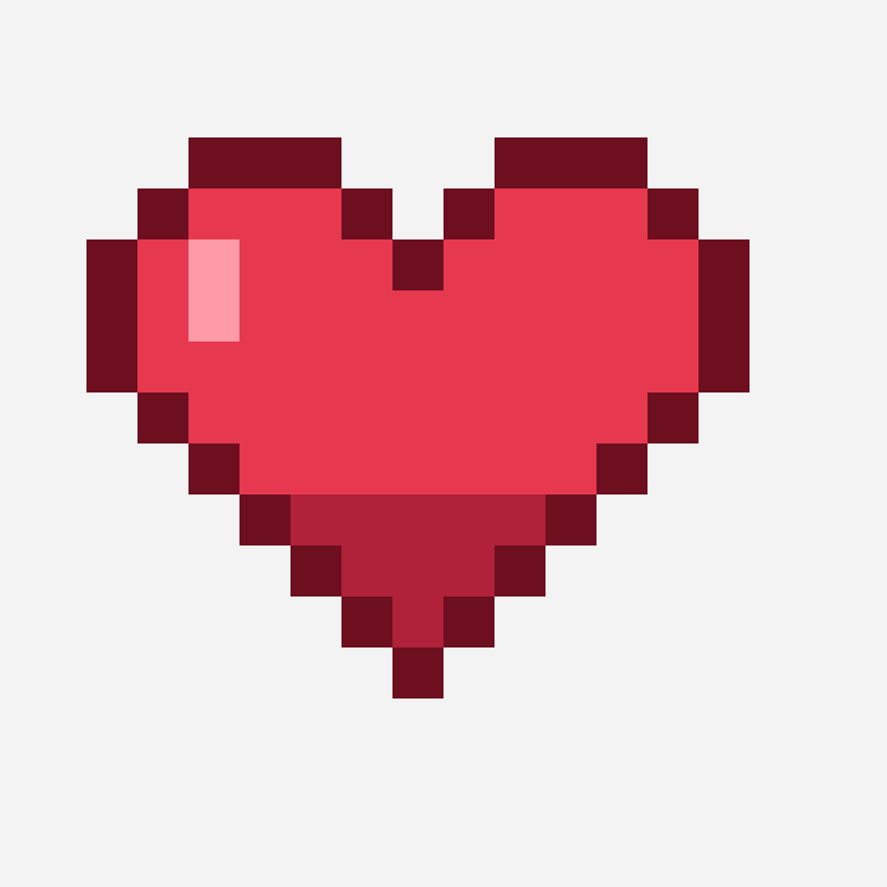 Beating heart bead pattern