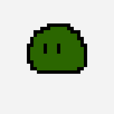 bola verde pixel art pattern, 32×32 grid