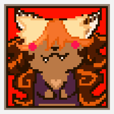 :3 yellower pixel art pattern, 52×52 grid