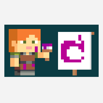 Minecraft Random Achievement pixel art pattern, 16×16 grid