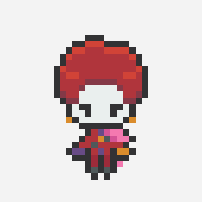 Just Dance 2023 - Jack Rose アイロンビーズパターン、29×29グリッド