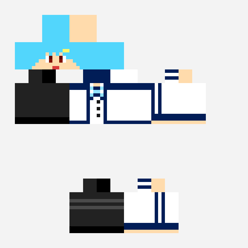 あ minecraft block art pattern, 64×64 grid