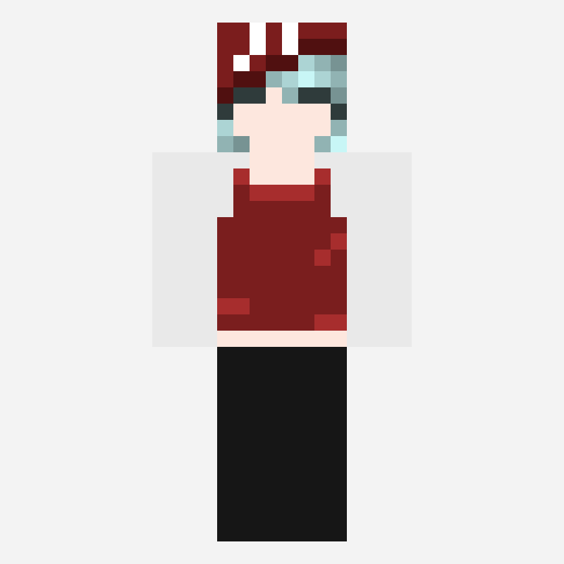 mapleblub minecraft skin pattern, 64×64 grid