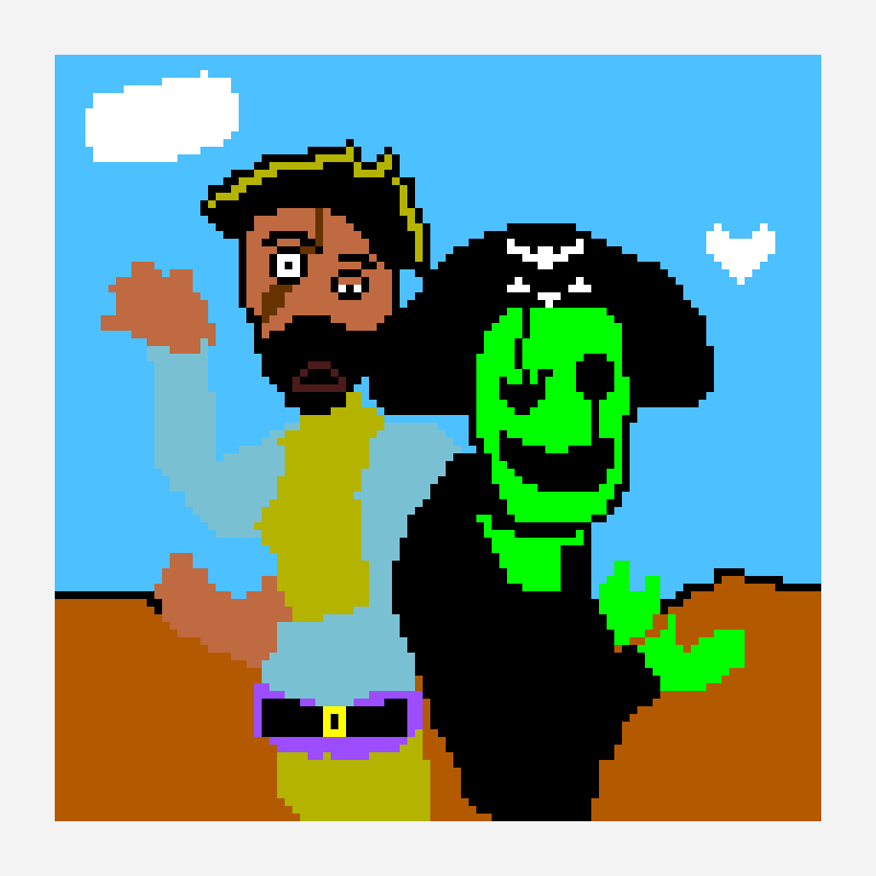 pirate gaster and pirate clark bead pattern