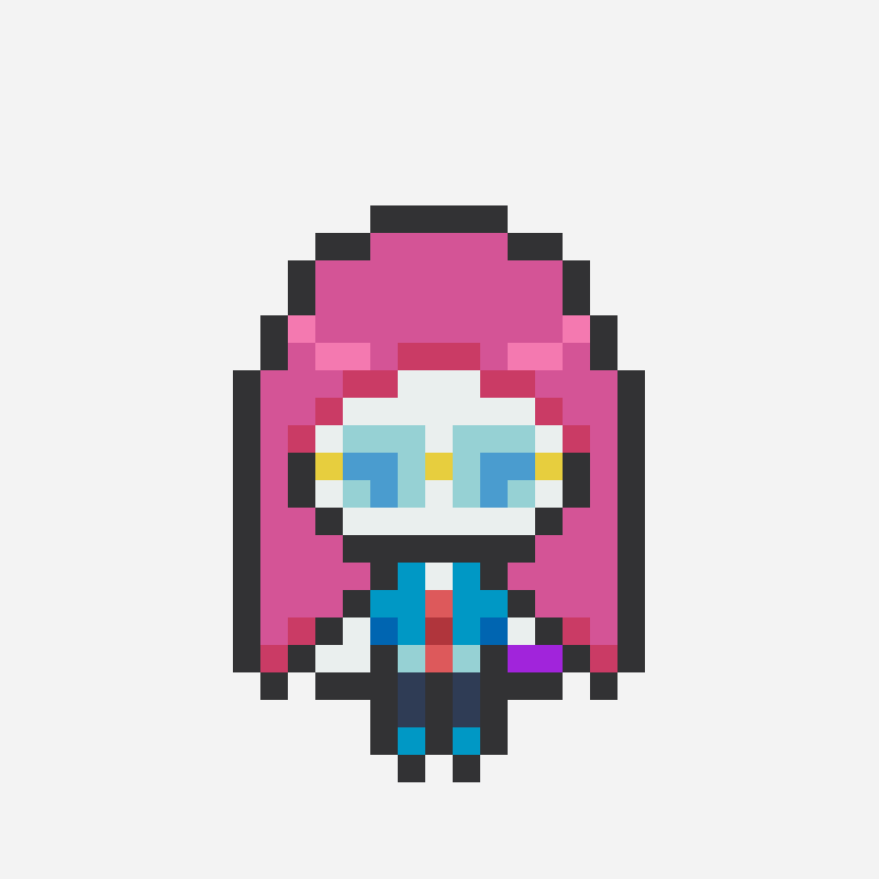 Just Dance 2023 - Mihaly perler bead pattern, 29×29 grid